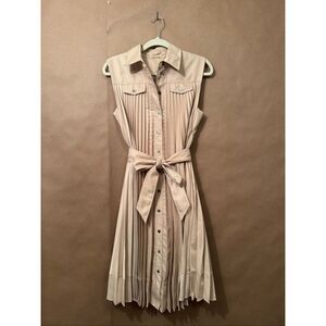 NWT Elle Tahari Pleated Midi Dress